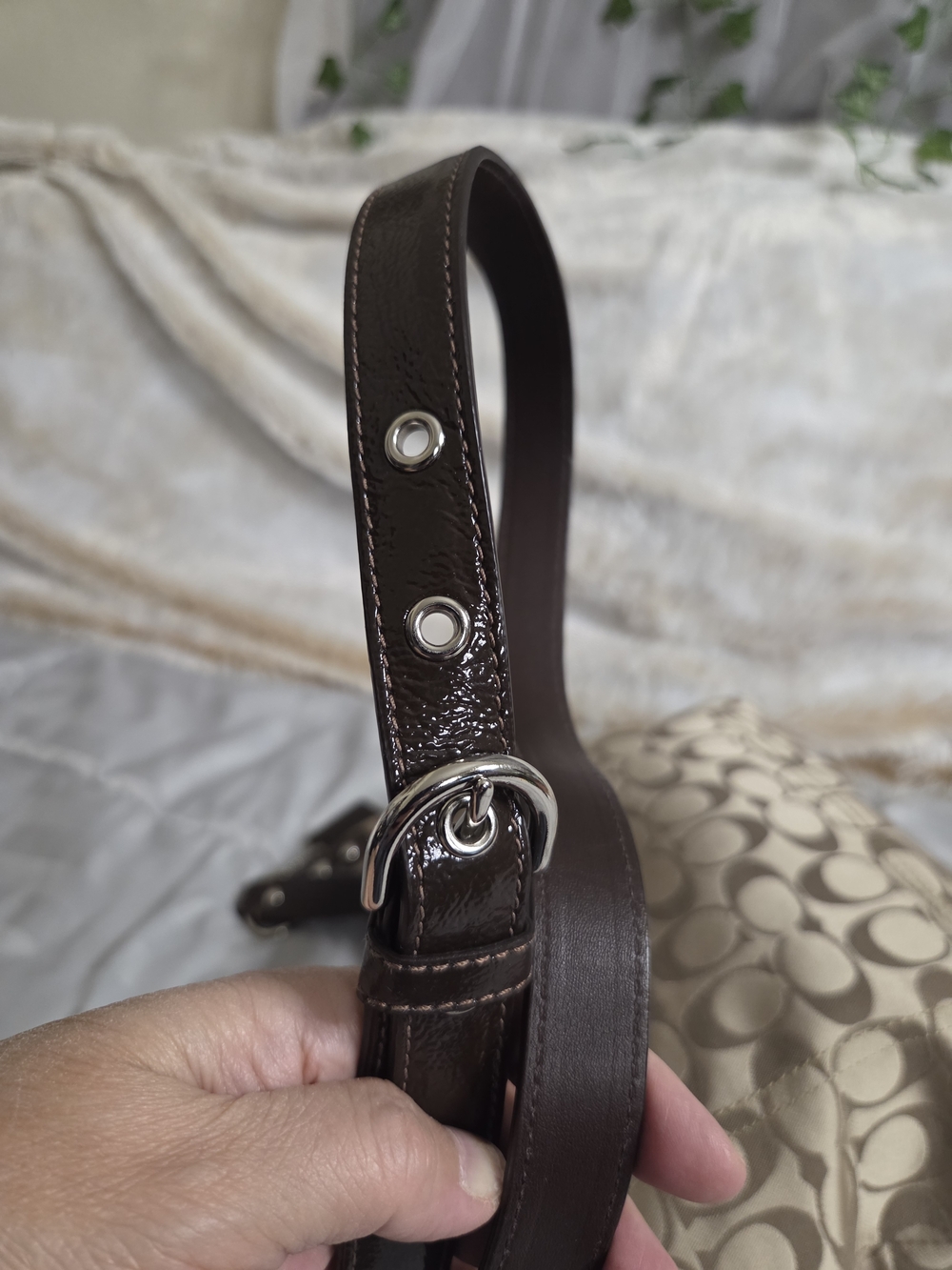 Coach Penelope Signature Hippie Crossbody Bag - Picture 8 of 15